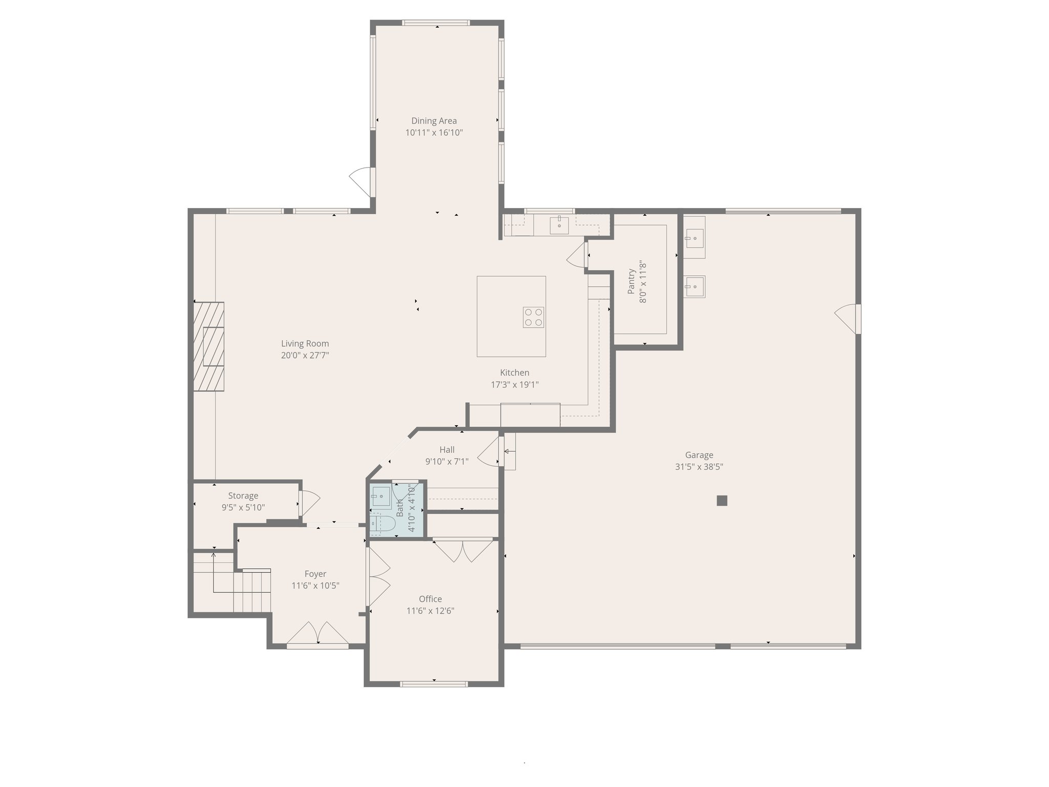 Main Floor floorplan